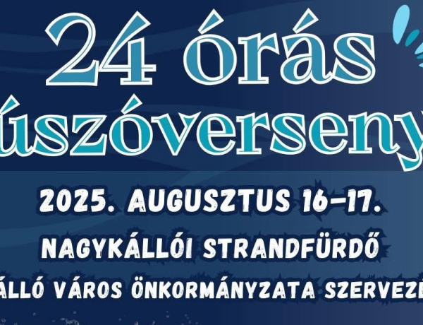 24 órás úszóverseny a Nagykállói Strandfürdőben! 