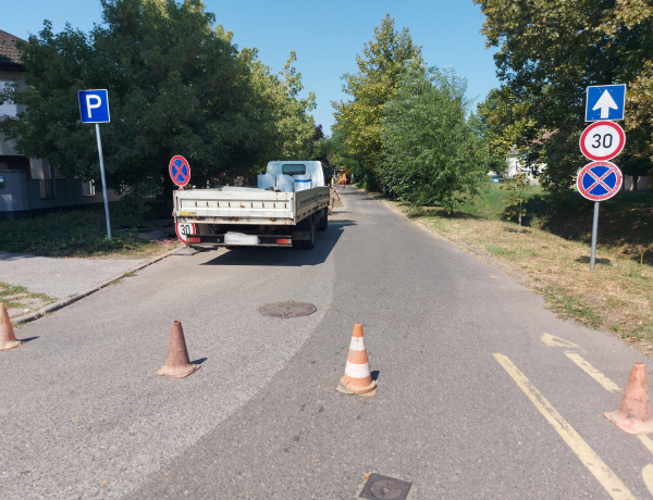 Teljes útlezárás a Madách utcán – még folynak a munkálatok