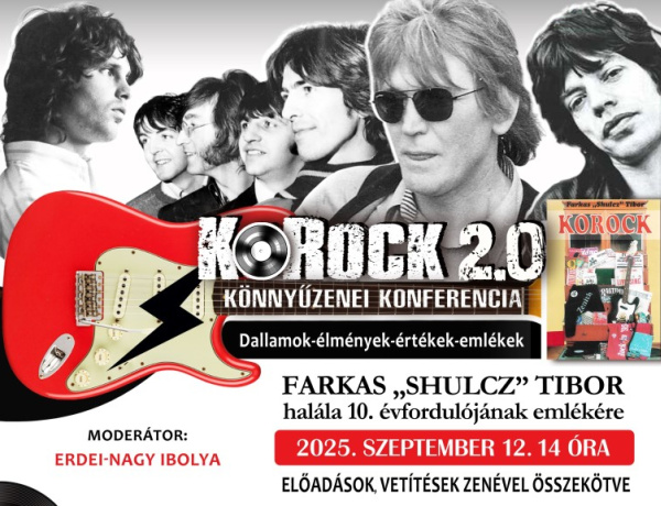 Könnyűzenei konfrencia - KoROCK 2.0 címmel Farkas „Shulcz” Tiborra is emlékeznek