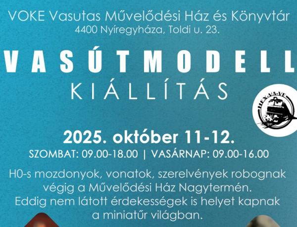 Vasútmodell kiállításra csábít a VOKE                      