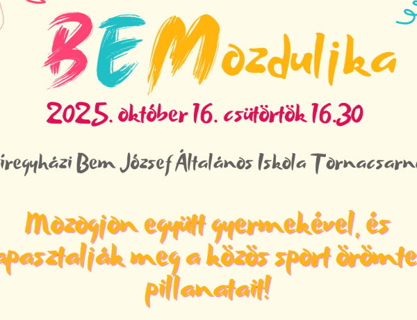 BEMozdulka - Mozogjon együtt a gyermekével