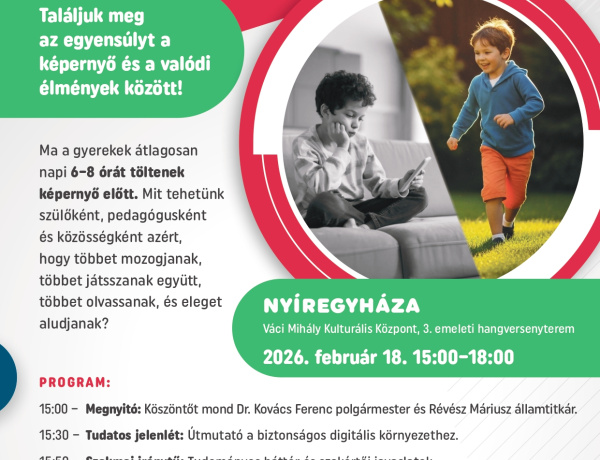 Mozdulj a netről a valóságra! – szakmai konferencia Nyíregyházán