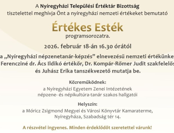 Úttörő szerep Nyíregyházán – innen indult a magyar népzenetanár-képzés