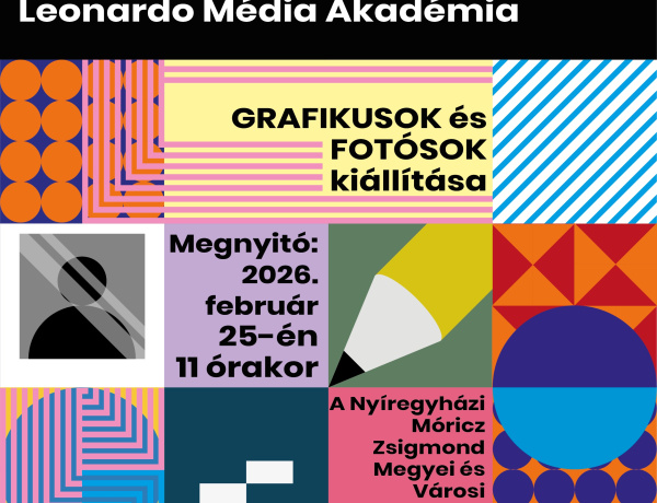 A Leonardo Média Akadémia grafikusainak és fotósainak kiállítása nyílik a könyvtárban