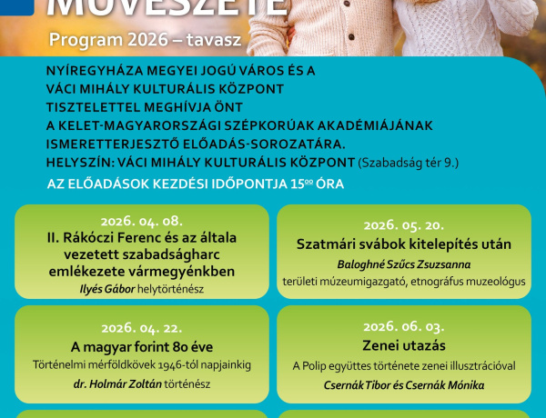Újra indul a Szépkorúak Akadémiája Nyíregyházán – hat előadás várja az érdeklődőket