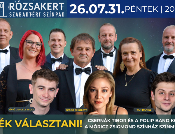 „Tessék választani!” – retro slágerek csendülnek fel a Rózsakertben