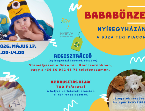 Bababörzét rendeznek a Búza téri Piacon – kincsvadászat és közösségi élmény várja a családokat