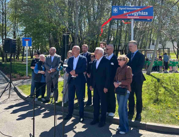 Nyíregyházáról neveztek el parkot Rzeszówban – 30 éves a testvérvárosi kapcsolat