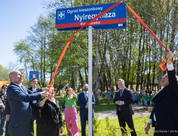 Három évtizednyi barátság: Nyíregyházáról neveztek el parkot Rzeszówban