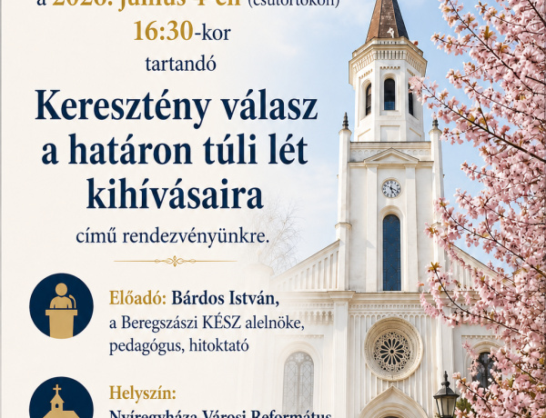 A határon túli magyarság kihívásairól tart előadást a KÉSZ Nyíregyházán