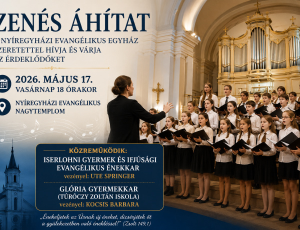Német vendégkórus is érkezik a nyíregyházi zenés áhítatra