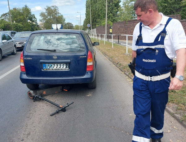 11 éves kislányt vittek a kórházba a rolleres baleset után 