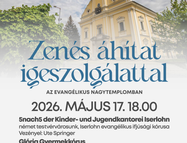 Németországi testvérvárosból érkezik ifjúsági kórus Nyíregyházára