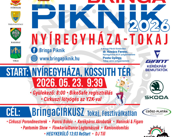 Bringa Piknik 2026 – újra két keréken indulhat Tokaj felé a mezőny