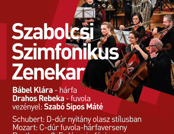Szabolcsi Szimfonikus Zenekar ad koncertet a Filharmónia bérlet következő estjén
