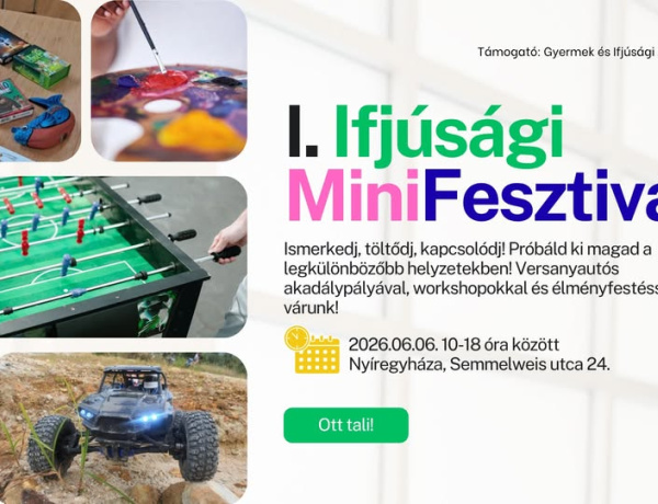 Fiatal vállalkozókkal, VR-élményekkel és workshopokkal folytatódik az Ifjúsági MiniFesztivál