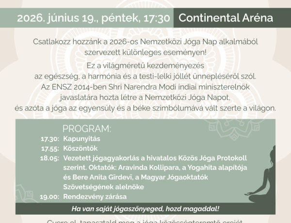 Nemzetközi Jóga Napot ünnepelnek Nyíregyházán