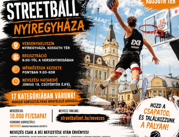 Szombaton Streetball a Kossuth téren!              