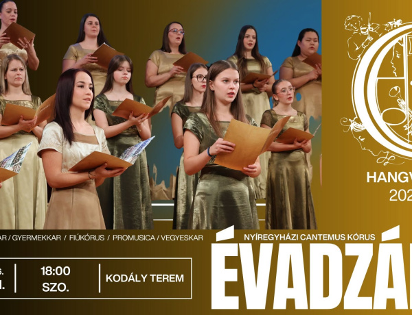 Évadzáró hangversennyel zárja a szezont a Nyíregyházi Cantemus Kórus