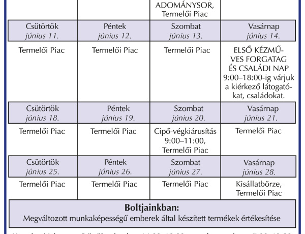 Kézműves forgatag, kisállatbörze és termelői piac várja a látogatókat a Kertvárosban