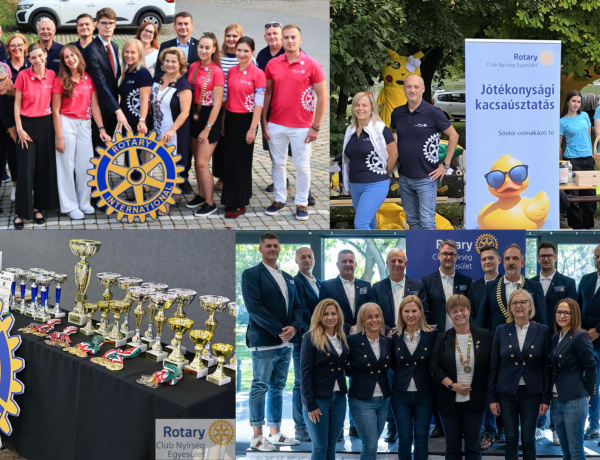 A szolgálat éve – Közösséget épített, fiatalokat támogatott a Rotary Club Nyírség