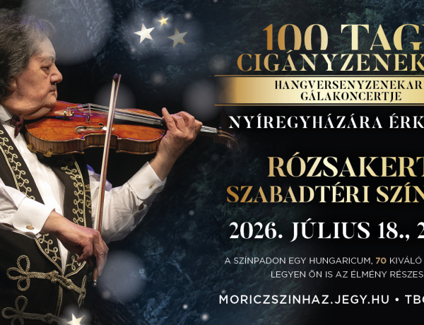 A 100 Tagú Cigányzenekar koncertshow-ja érkezik a Rózsakertbe