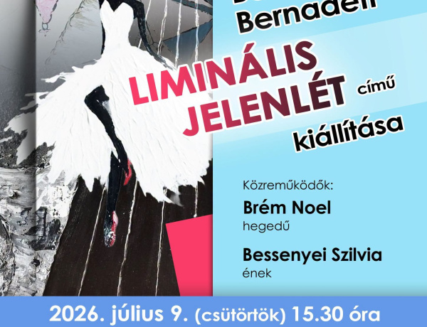 Liminális jelenlét – Békési Bernadett kiállítása nyílik a könyvtárban