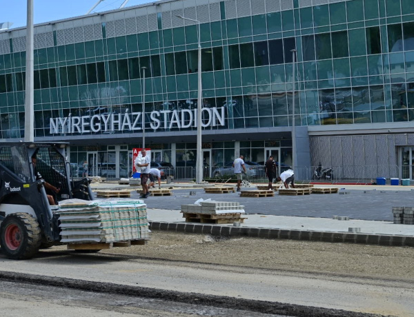 Városi Stadion – Augusztus elején, határidőre elkészül az új parkoló