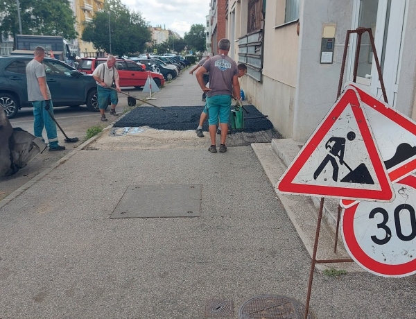 Befejeződött a járda helyreállítása az Arany János utcában