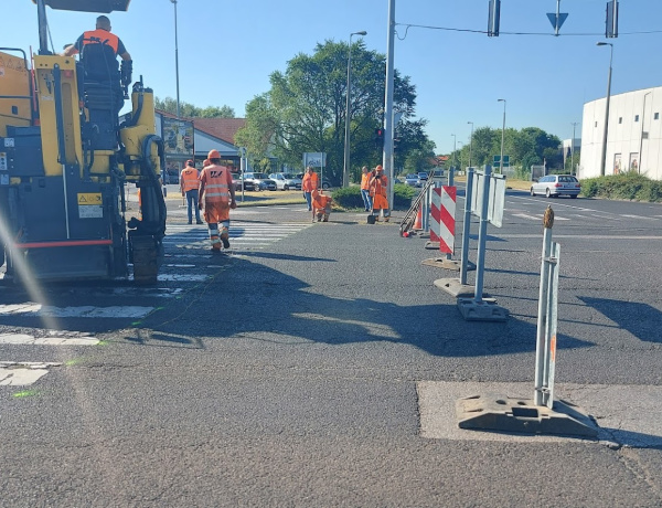 Kátyúzás és terelés a Pazonyi úton – Torlódásokra is számítani kell