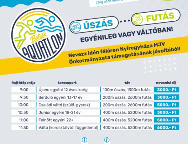 Sporttal tisztelegnek Kovács „Bütyök” József emléke előtt – Aquatlon élménybajnokság lesz a Bujtosi Városligetben