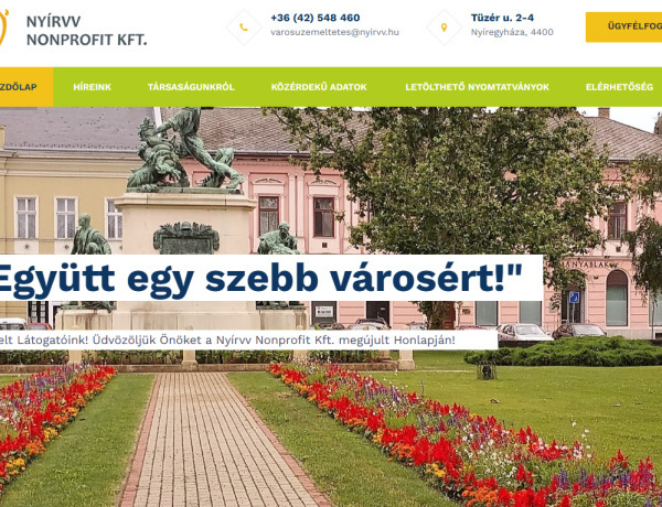 Rendkívüli hőség – Módosul a NYÍRVV ügyfélszolgálatainak nyitvatartása, változik a városüzemeltetési munkarend is