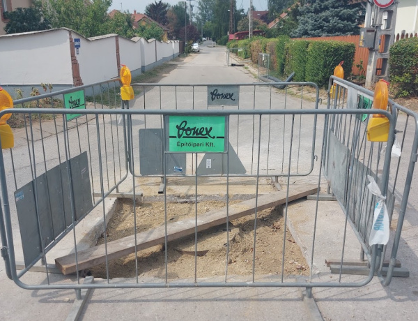 Szennyvízhálózat-bővítés zajlik a Gém utcában