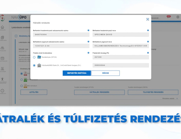 Folyamatban van az értesítések kiküldése – 1,8 millió adózót érint a tartozás vagy túlfizetés