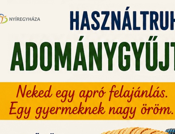 Adj tovább, segíts másoknak! – Használtruha- és játékgyűjtés Nyíregyházán
