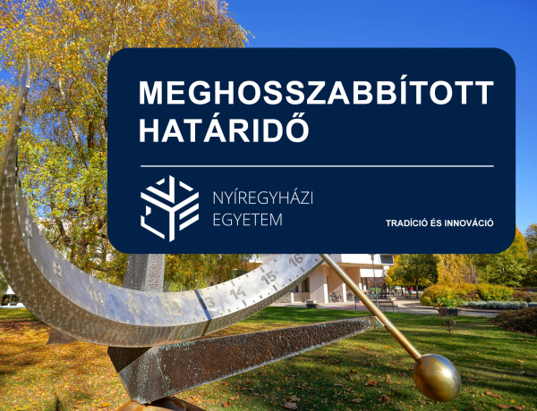 Meghosszabbították a jelentkezési határidőt – Szeptember 4-ig lehet jelentkezni a Nyíregyházi Egyetem továbbképzéseire