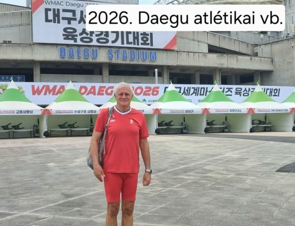 Országos csúcsot döntött a nyíregyházi atléta a szenior VB-n!
