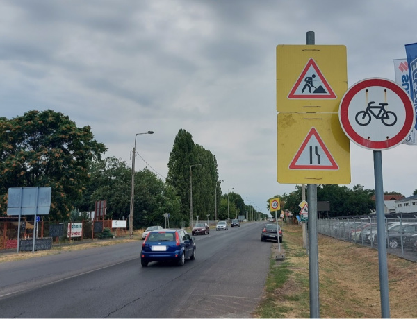 Útszűkületre kell számítani a Tiszavasvári úton
