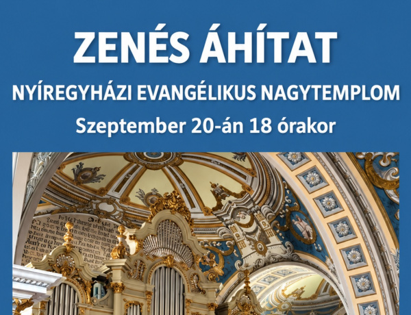 Zenés áhítat az evangélikus nagytemplomban – ének és orgonaszó tölti meg a templomot