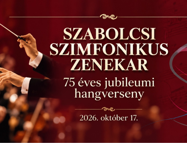 Jubileumi gálakoncertet tart a Szabolcsi Szimfonikus Zenekar október 17-én