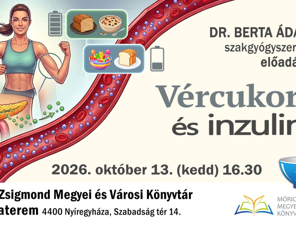 Vércukor és inzulin – fontos egészségügyi előadás Nyíregyházán