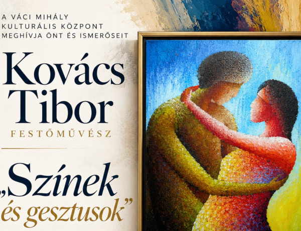 Színek és gesztusok – Kovács Tibor festőművész kiállítása nyílik Nyíregyházán