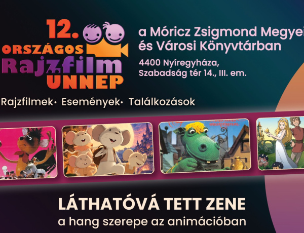 Rajzfilmek, zene és kalandok a könyvtárban – érkezik a 12. Országos Rajzfilmünnep