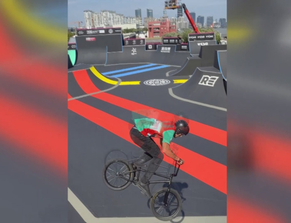 BMX freestyle – A világ legjobbjai között bizonyított Újváry Zoltán Sanghajban