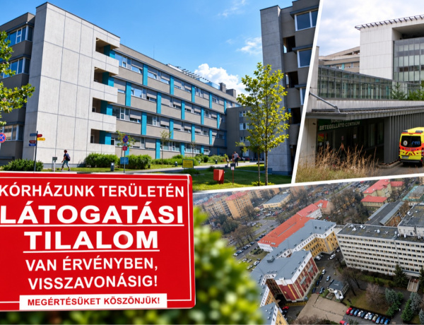 Látogatási tilalom a Jósa András Tagkórházban – egyre több a vírusos megbetegedés