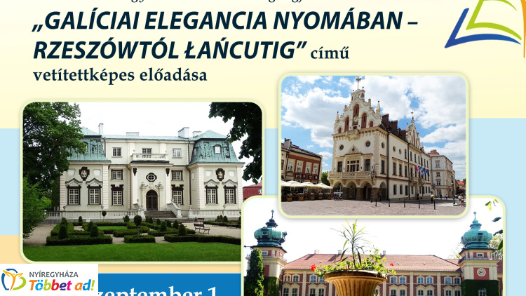 Galícia eleganciája a könyvtárban – Rzeszówtól Łańcutig kalauzolja a közönséget Sipos László