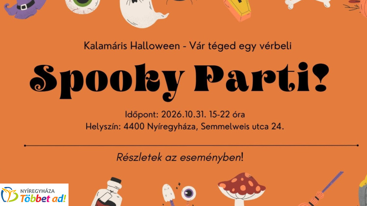 Kísértetiesen jó Halloweenre készül a nyíregyházi Kalamáris Egyesület