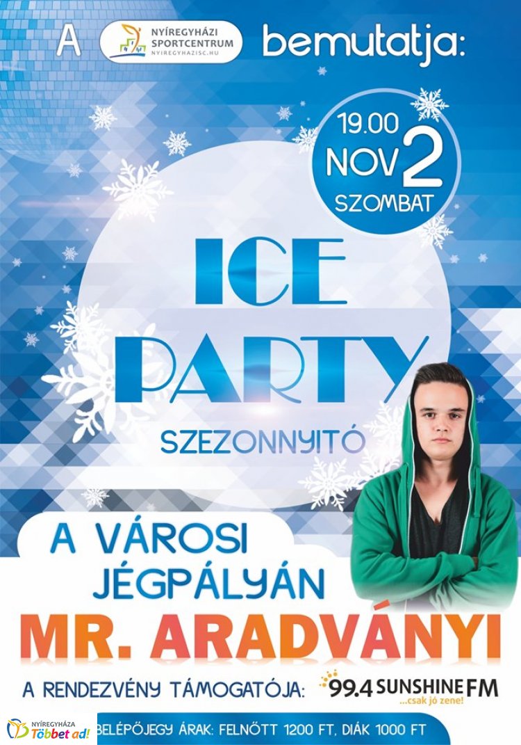 Szezonnyitó Ice Party a Nyíregyházi Városi Jégpályán szombat este - Ezt nem érdemes kihagy