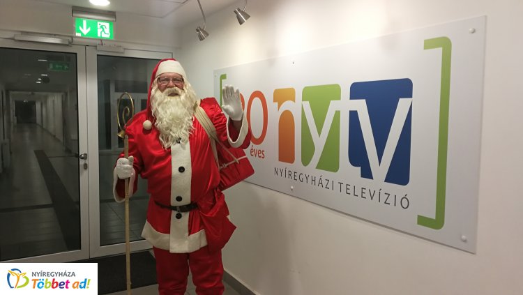 „Mindig jelen van a meghittség a Mikulásházban” – A Nyíregyházi TV-ben járt a Mikulás