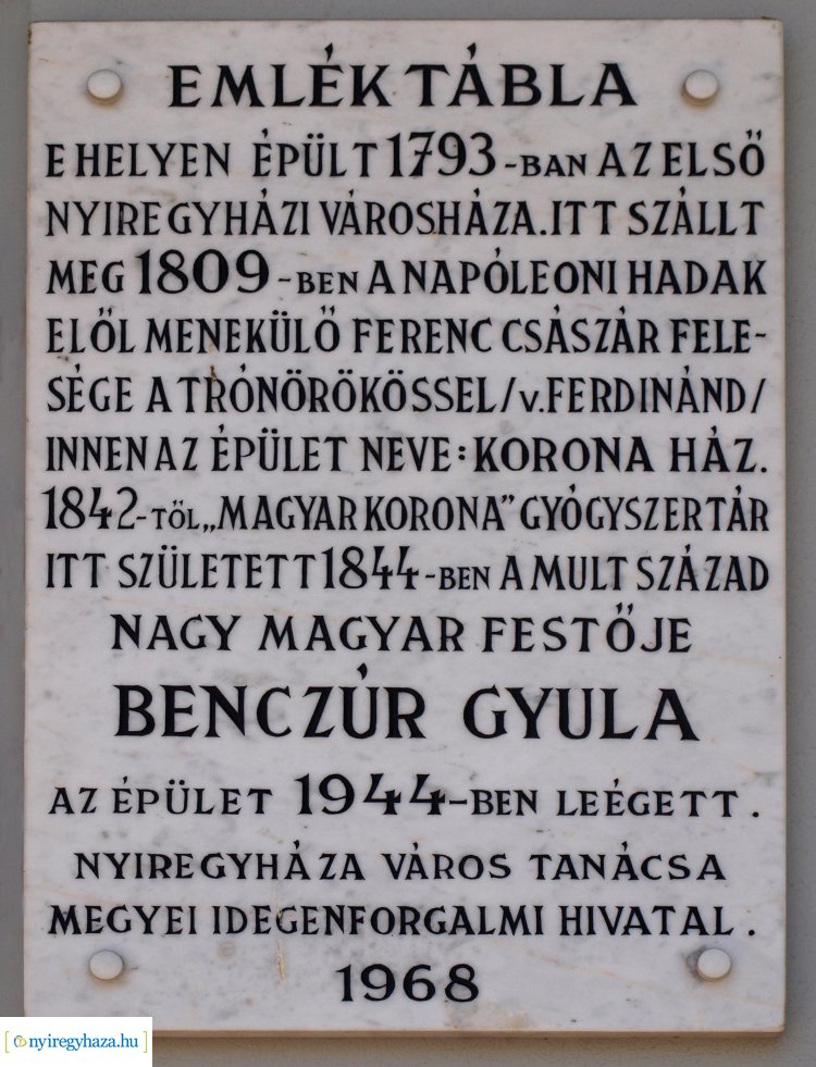 Amiről az utcák mesélnek... - Az „Arany Sastól” a „Vaskeresztig